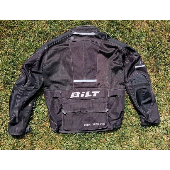 Bilt Other - BILT Explorer Air Motorcycle Jacket XL CE Armor 3 Layer Textile Touring Black